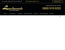 Tablet Screenshot of lockwoodsflorist.co.uk